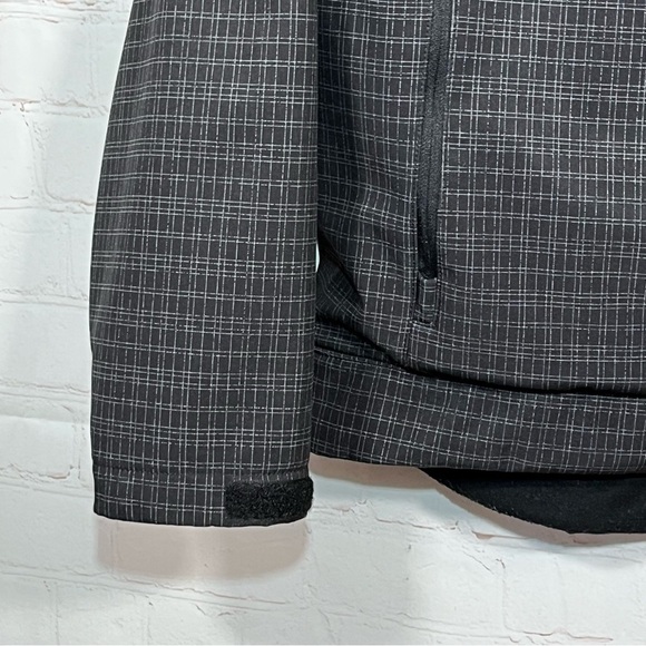 Cinch Softshell Jacket Mens Small Black Full Zip Western Coat Fleece Lined - Picture 7 of 16